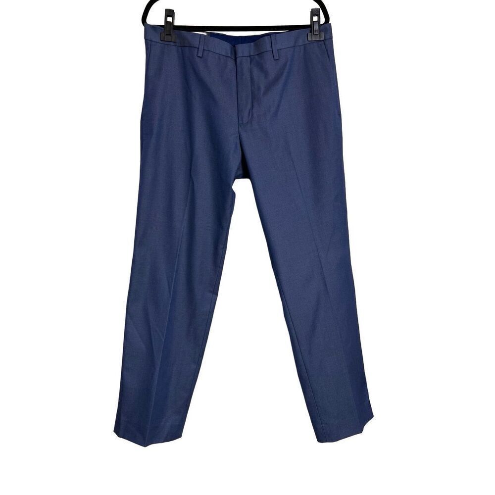Banana Republic Pants Mens Size 35x32 Navy Blue Non-Iron Modern Slim Fit NWT